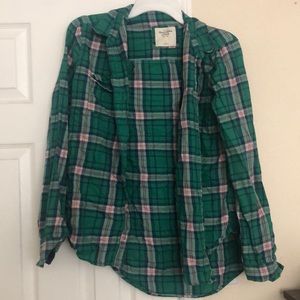 Abercrombie & Fitch plaid flannel